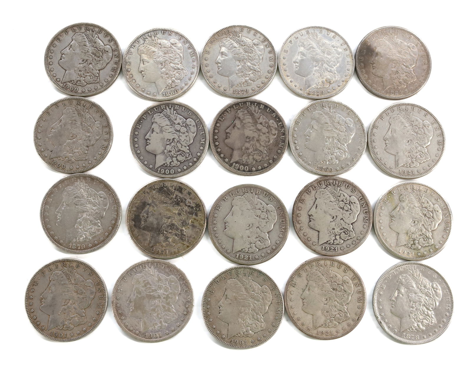 (20) MORGAN DOLLARS (1 of 4)