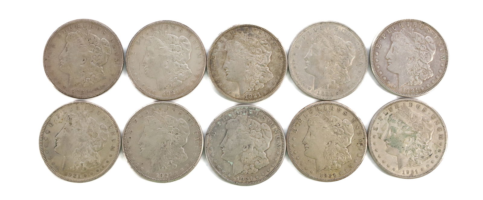 (10) MORGAN DOLLARS (1 of 4)
