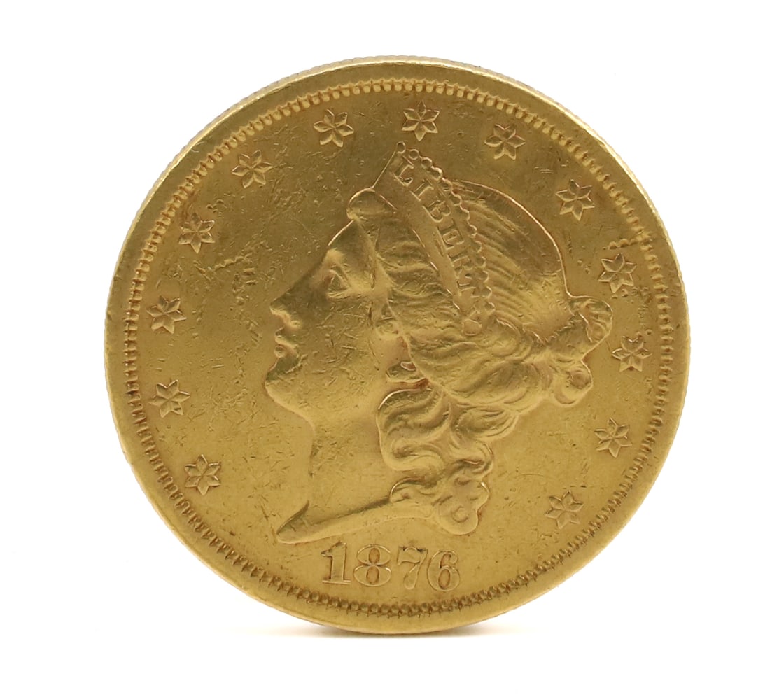 1876 S U.S. $20.00 GOLD COIN (1 of 2)