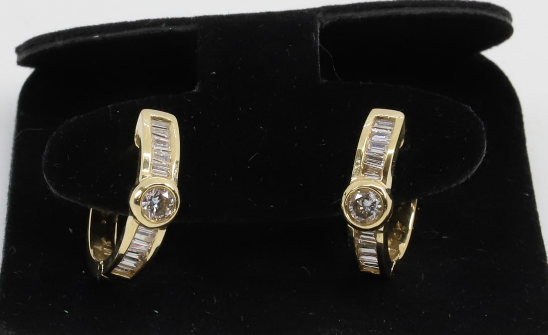 14K DIAMOND EARRINGS (1 of 3)