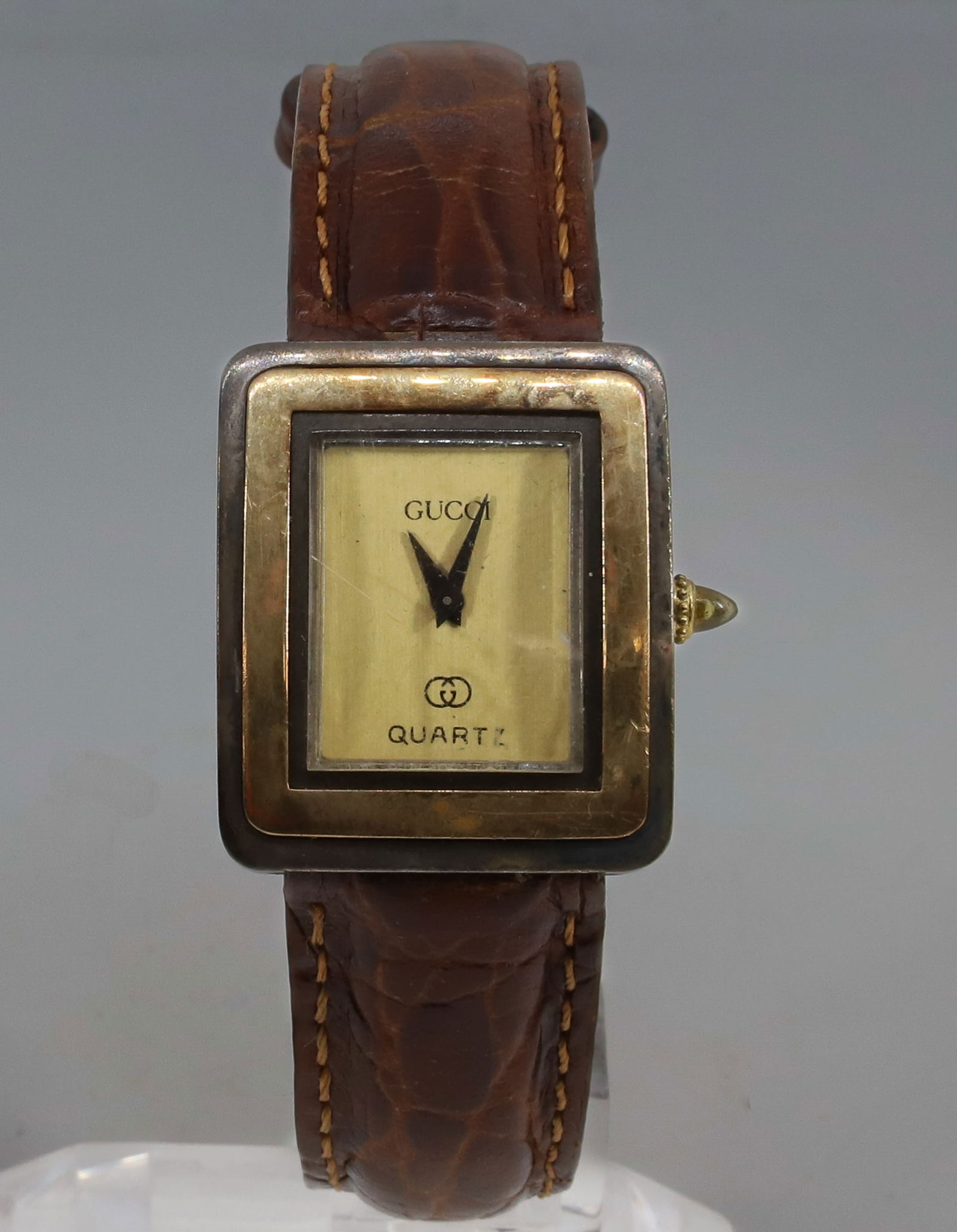 STERLING SILVER GUCCI WATCH (1 of 3)