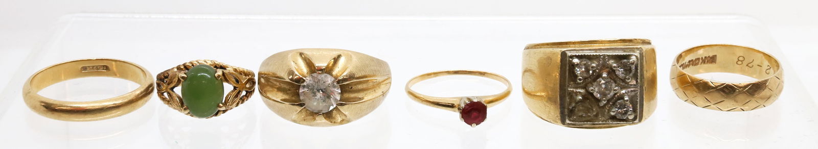 14K  (6) RINGS (1 of 2)