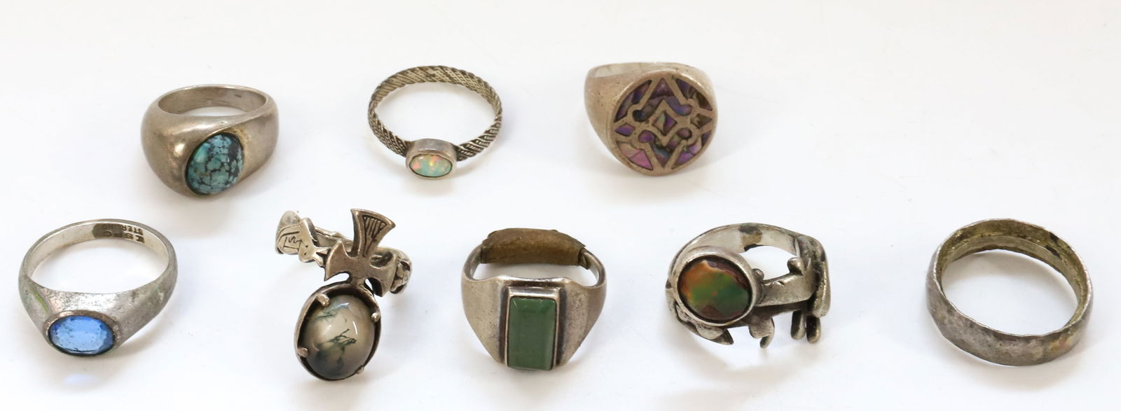 (8) STERLING SILVER RINGS (1 of 2)