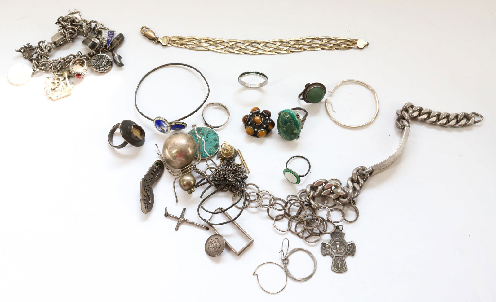 STERLING SILVER JEWELRY LOT (1 of 4)