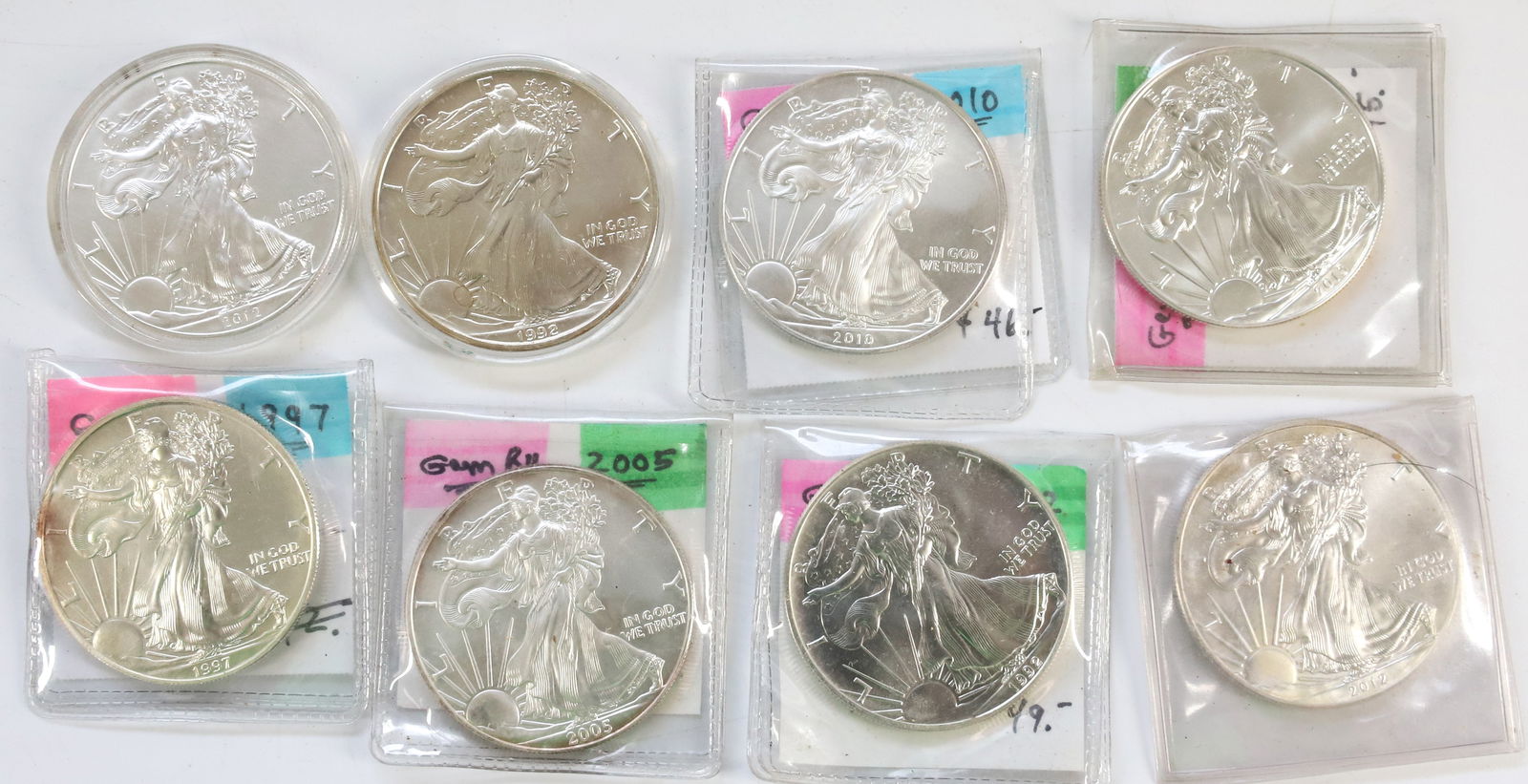 SILVER AMERICAN EAGLE LOT (1 of 6)