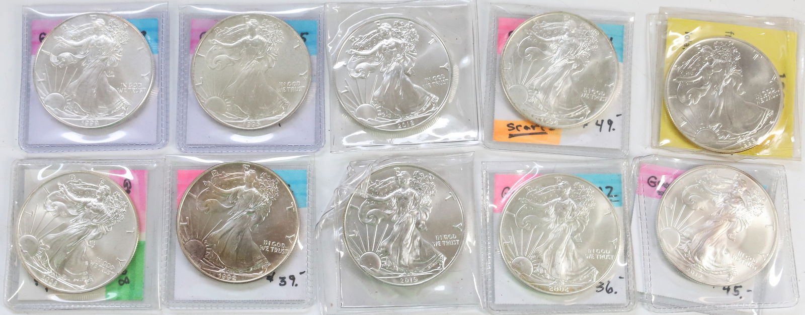 SILVER AMERICAN EAGLE LOT (1 of 4)
