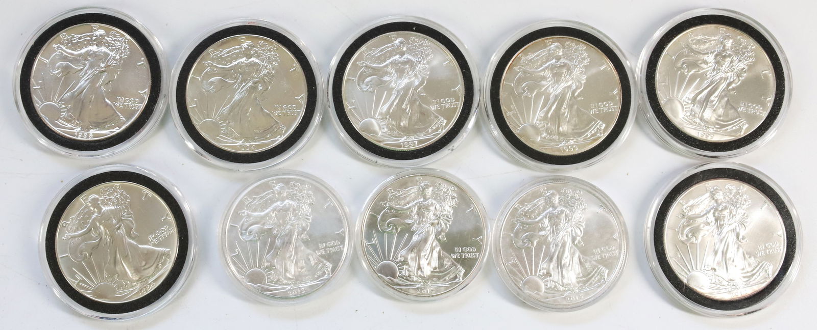 SILVER AMERICAN EAGLE LOT (1 of 4)