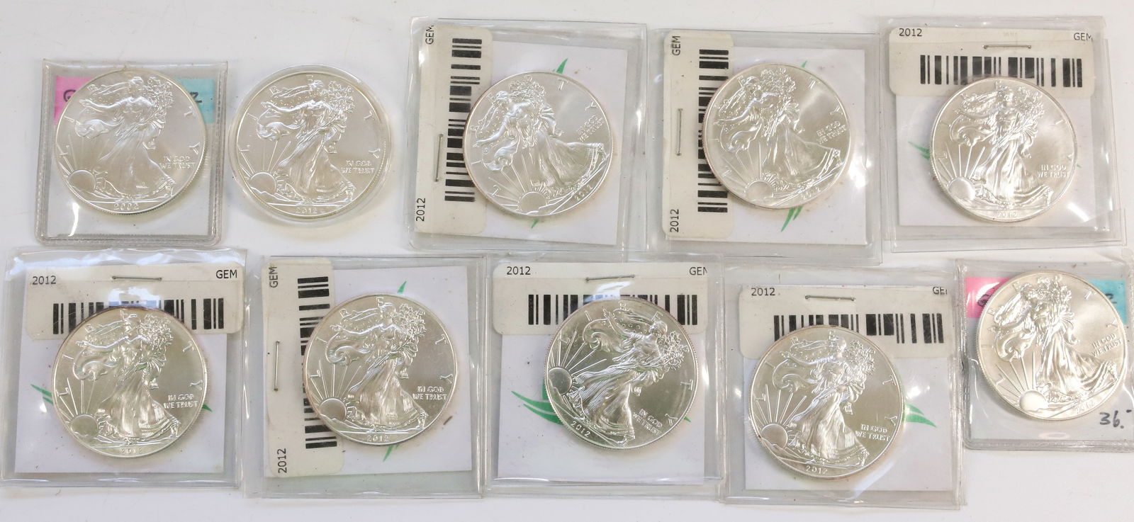SILVER AMERICAN EAGLE LOT (1 of 4)