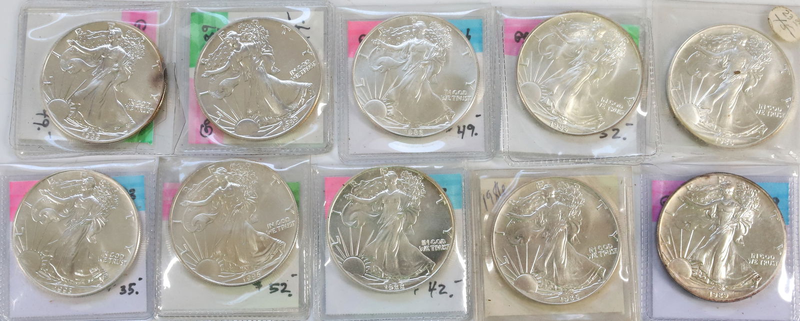SILVER AMERICAN EAGLE LOT (1 of 3)