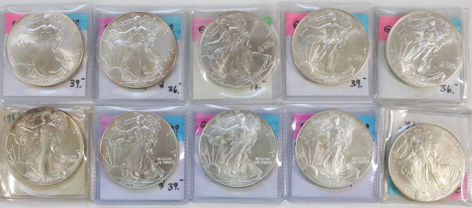 SILVER AMERICAN EAGLE LOT (1 of 4)