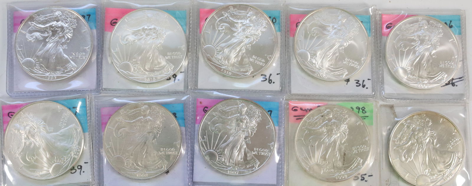SILVER AMERICAN EAGLE LOT (1 of 4)