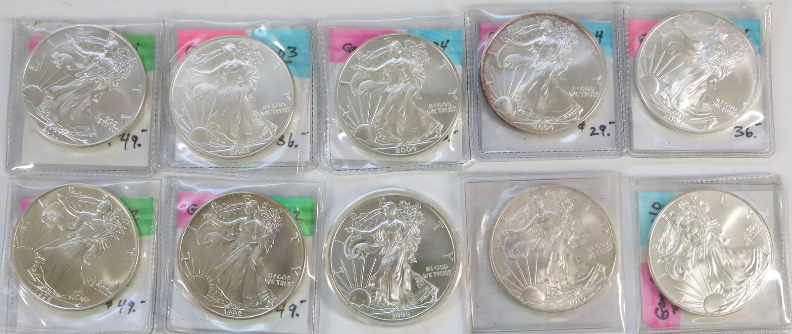 SILVER AMERICAN EAGLE LOT (1 of 4)