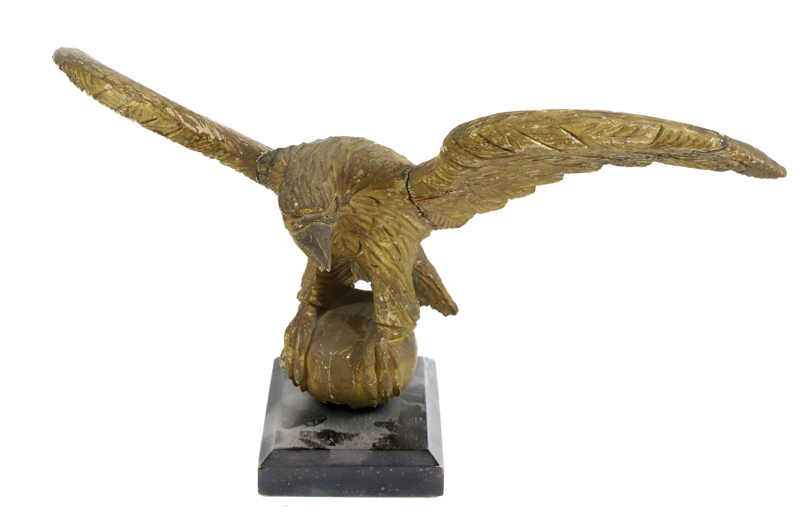19TH C. CARVED WOODEN EAGLE (1 of 8)