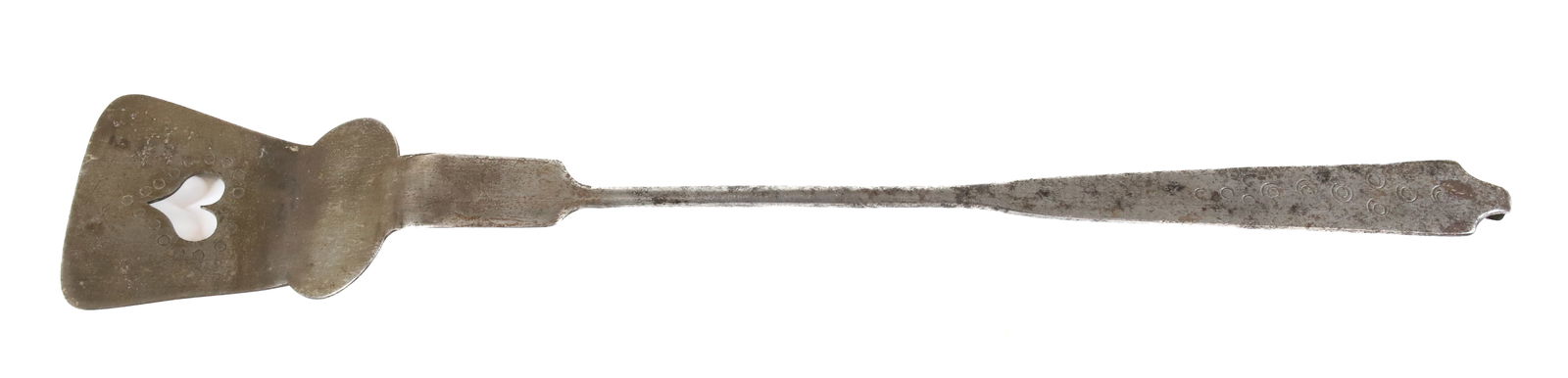 19TH C. WROUGHT IRON DECORATED SPATULA (1 of 5)