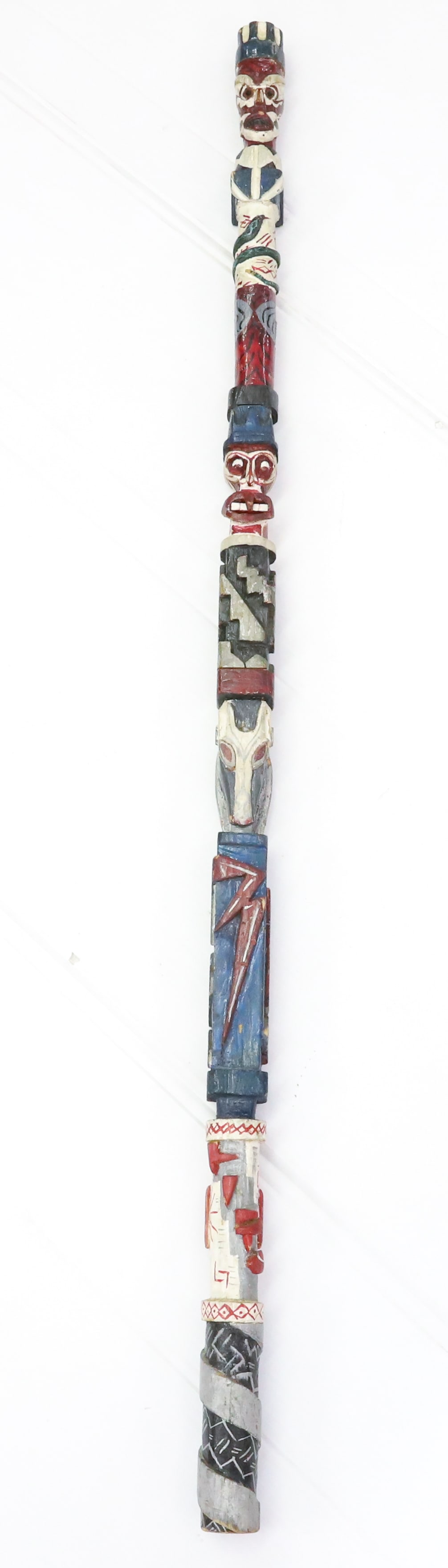 FOLK ART WALKING STICK (1 of 6)