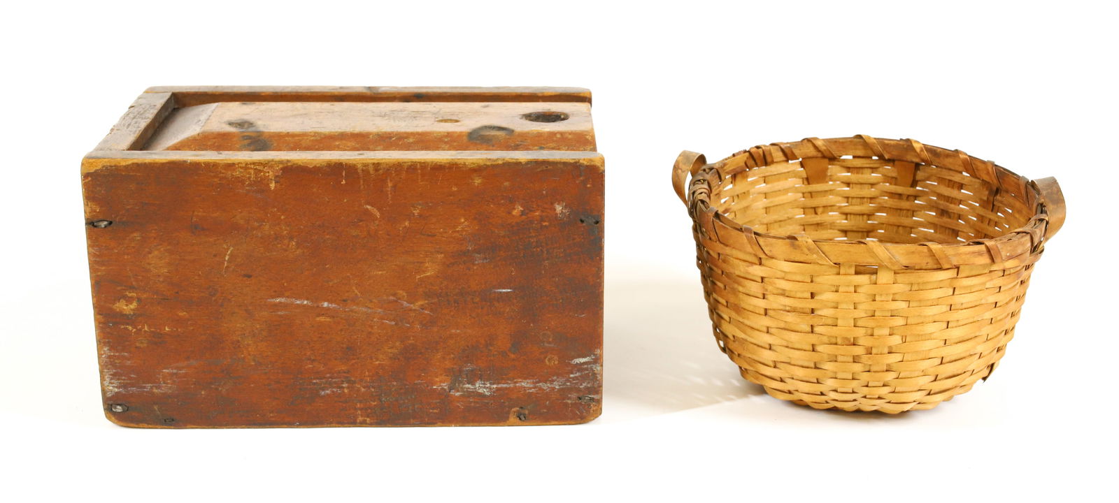 PETITE WOVEN BASKET AND SLIDE LID BOX (1 of 6)