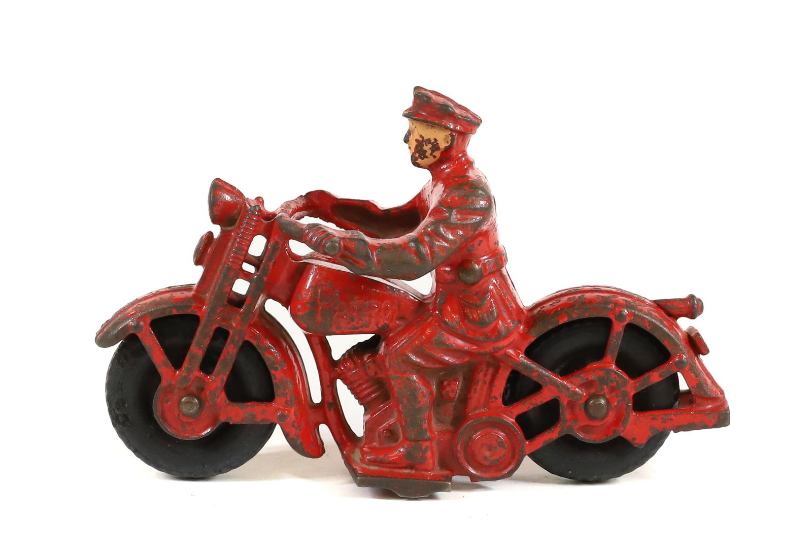 HUBLEY RED "PATROL" MOTORCYCLE (1 of 4)