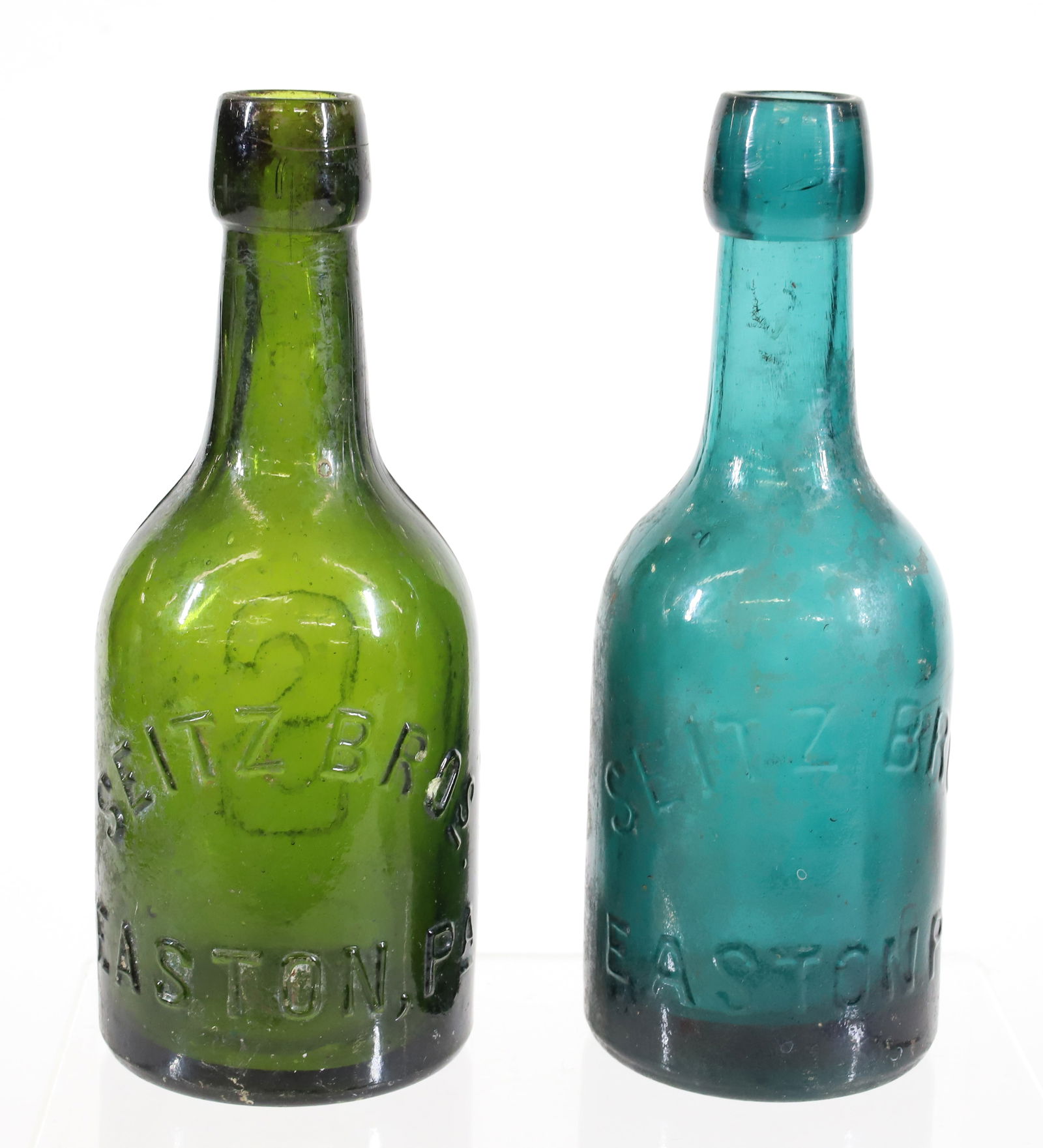 (2) SEITZ BROS, EASTON, PA BOTTLES (1 of 5)
