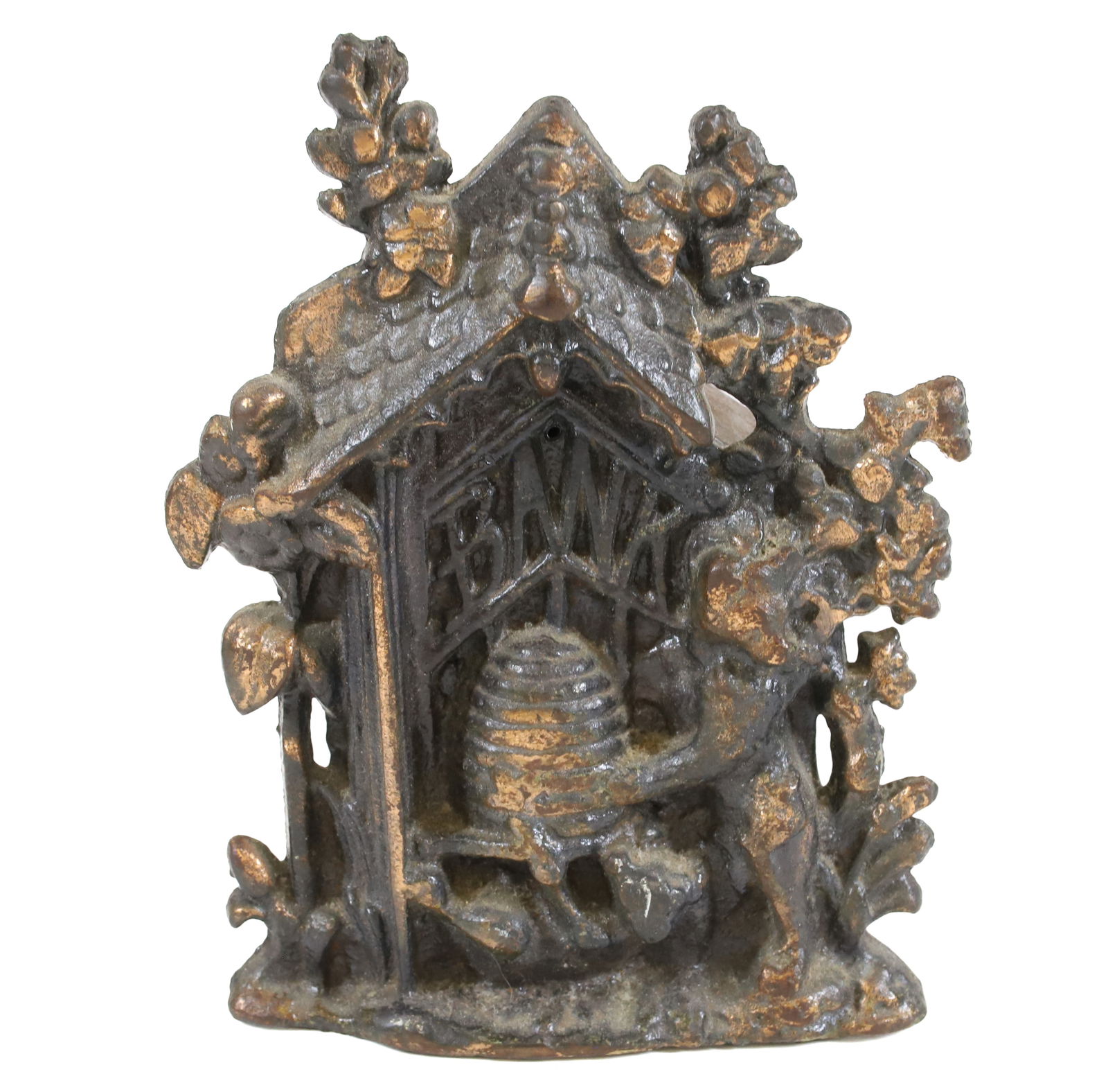 CAST IRON "HONEY BEAR" BANK (1 of 5)