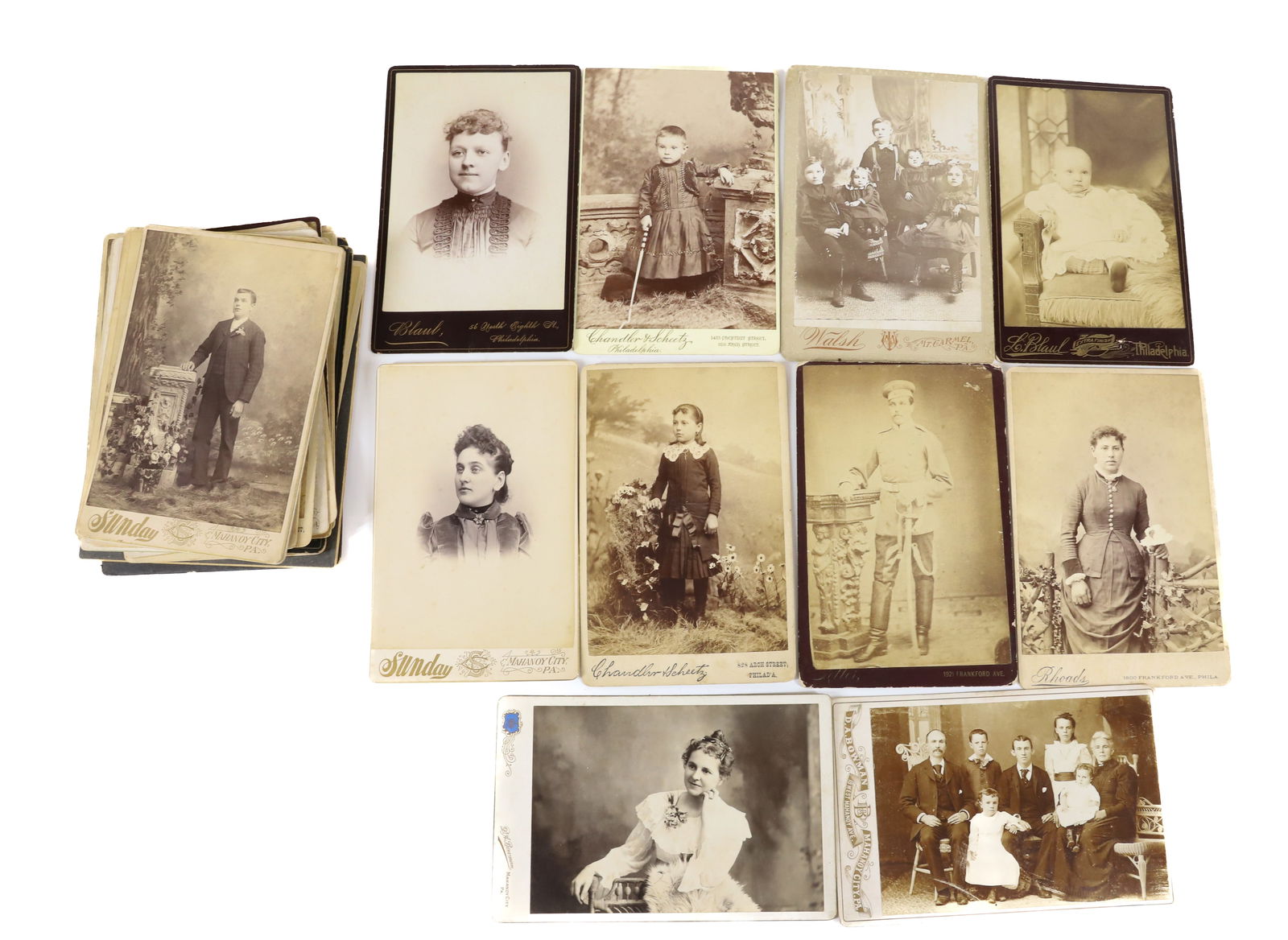 EARLY CABINET CARD LOT (1 of 3)