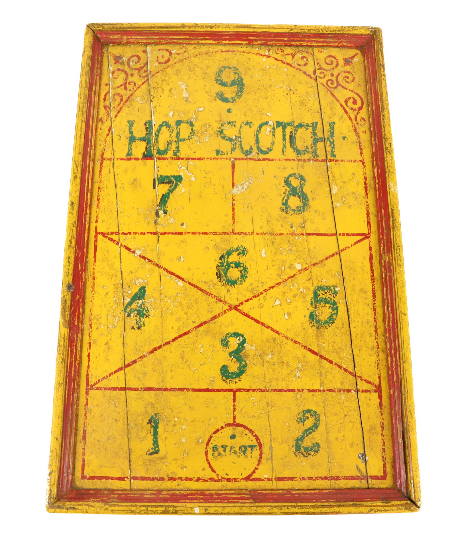 PAINT DECORATED "HOPSCOTCH" GAME BOARD (1 of 2)