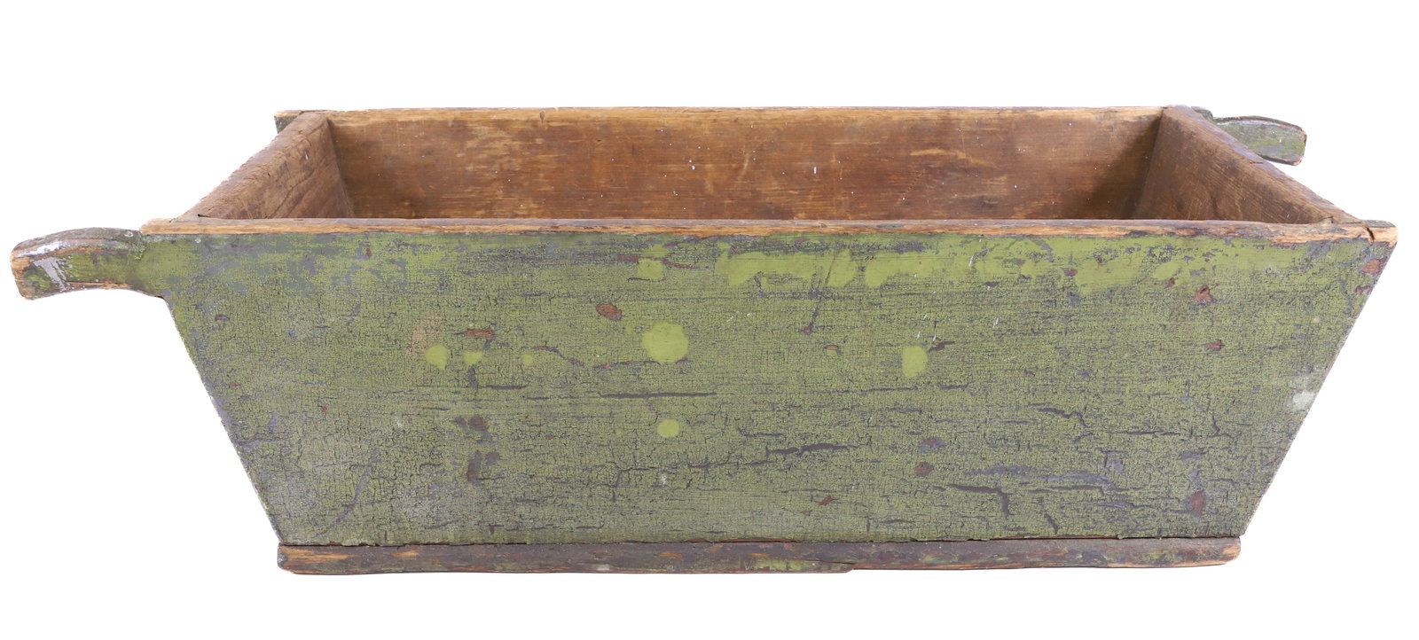 PAINTED DOUGH BOX IN GREEN (1 of 6)