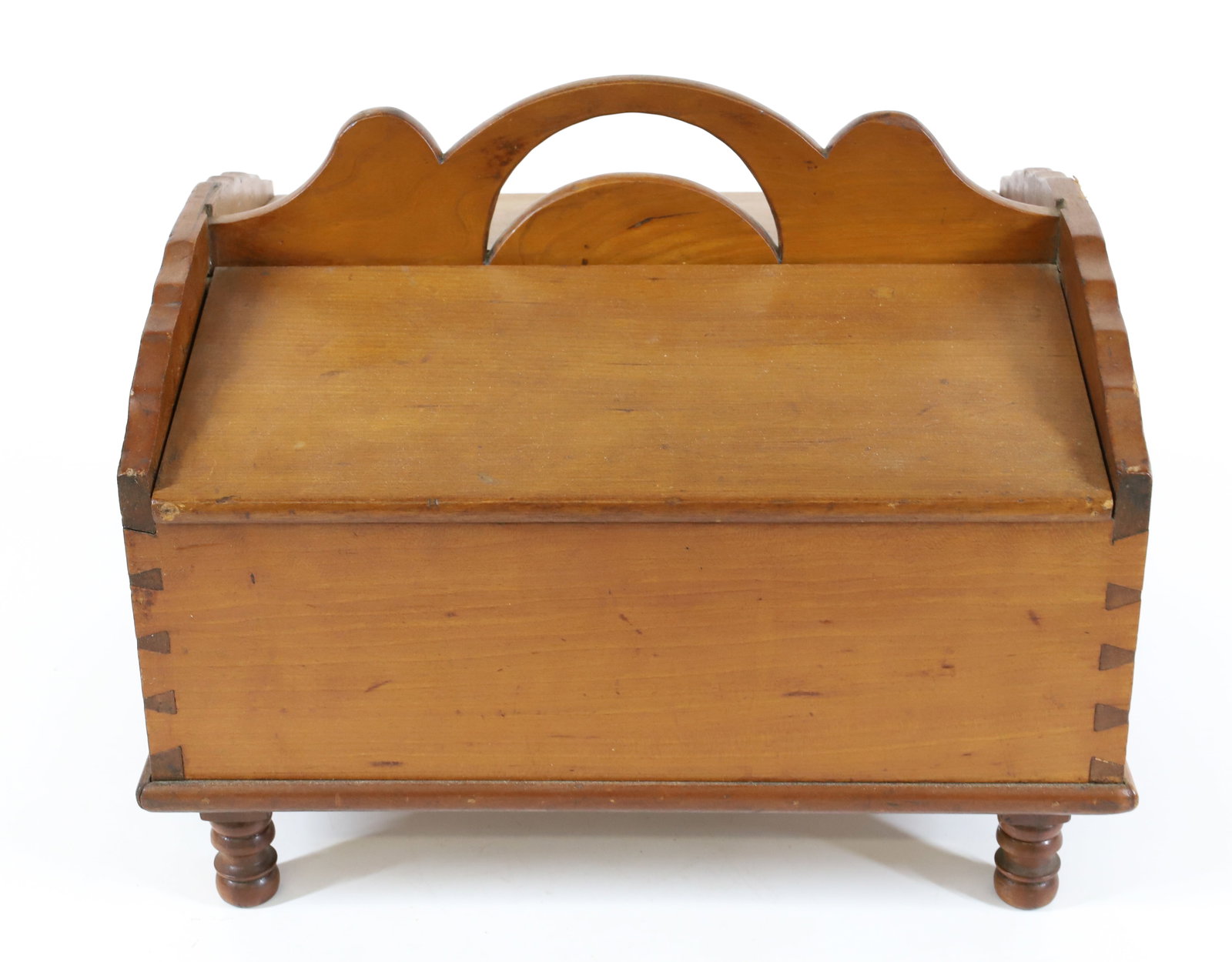 BUCKS COUNTY DOUBLE LIDDED CUTLERY BOX (1 of 5)