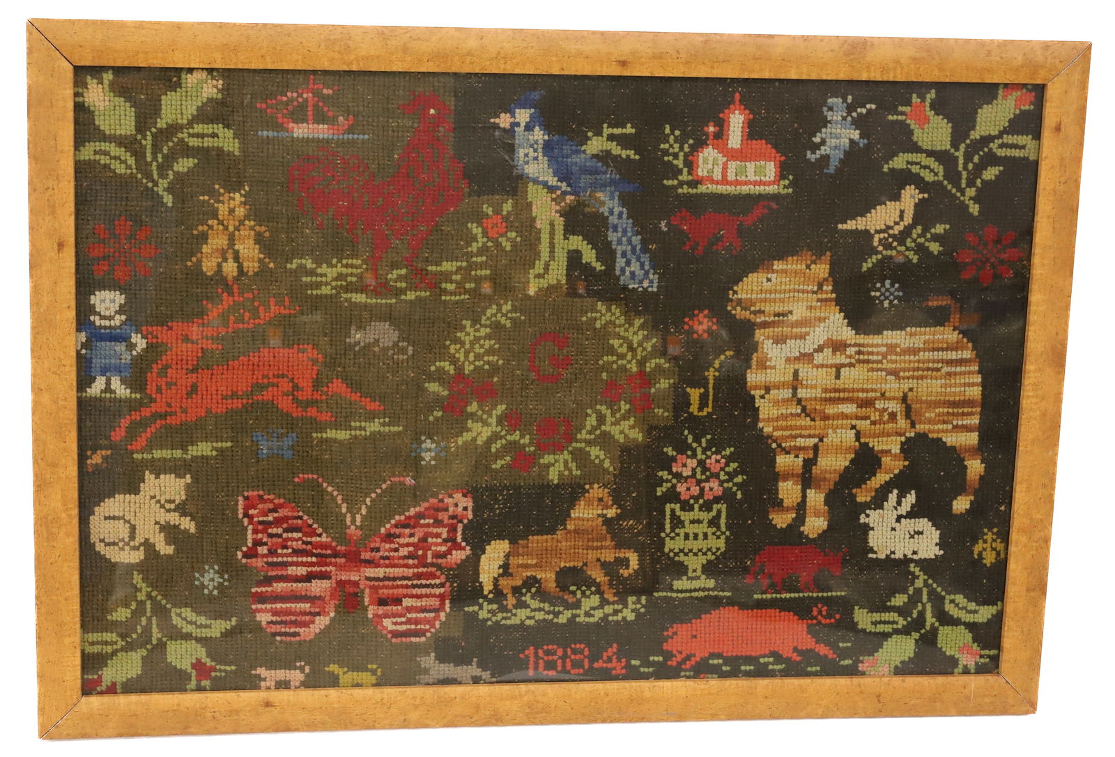 19TH CENTURY VICTORIAN NEEDLEWORK (1 of 3)