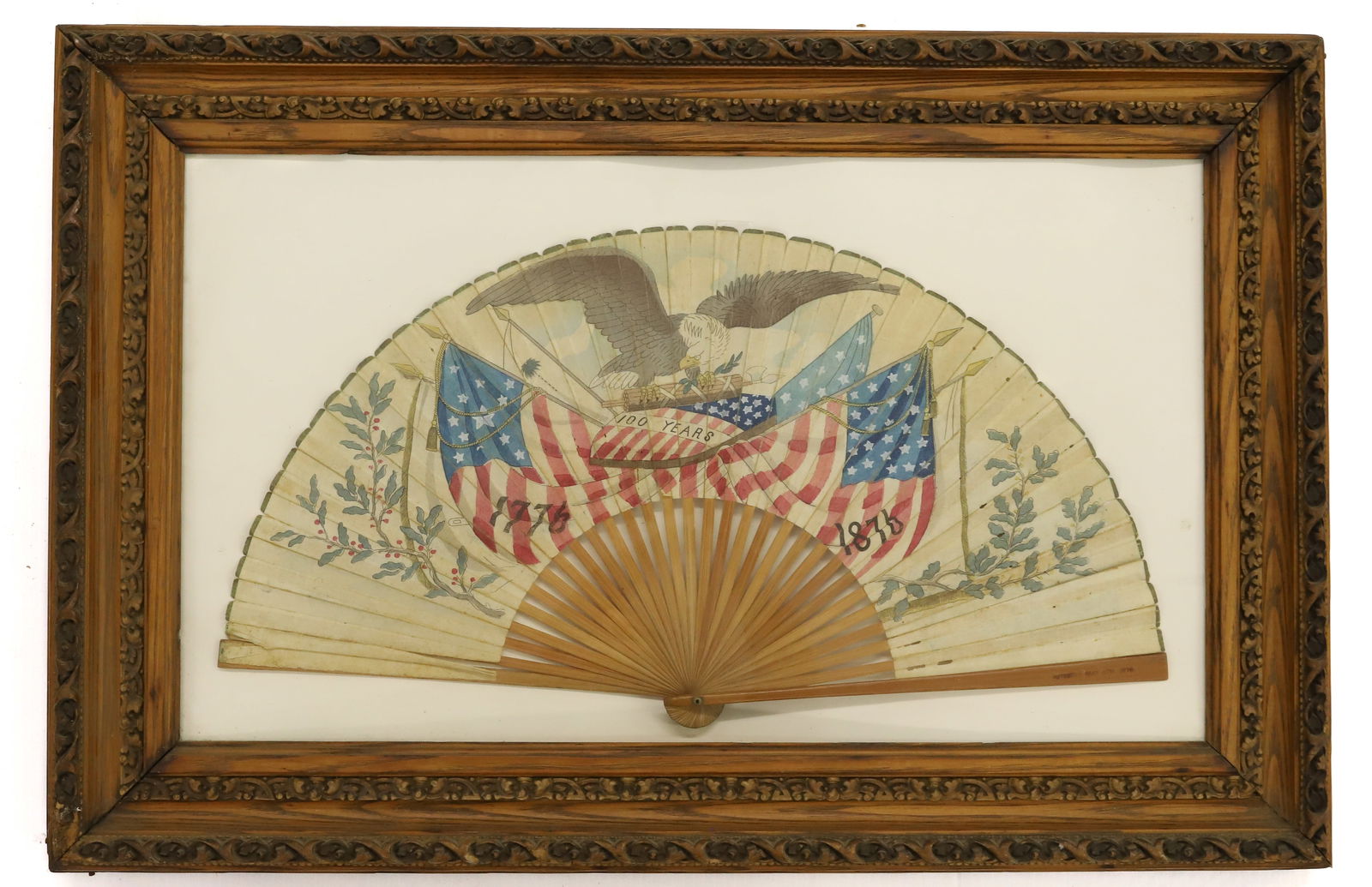 1876 PATRIOTIC CENTENNIAL FAN (1 of 4)