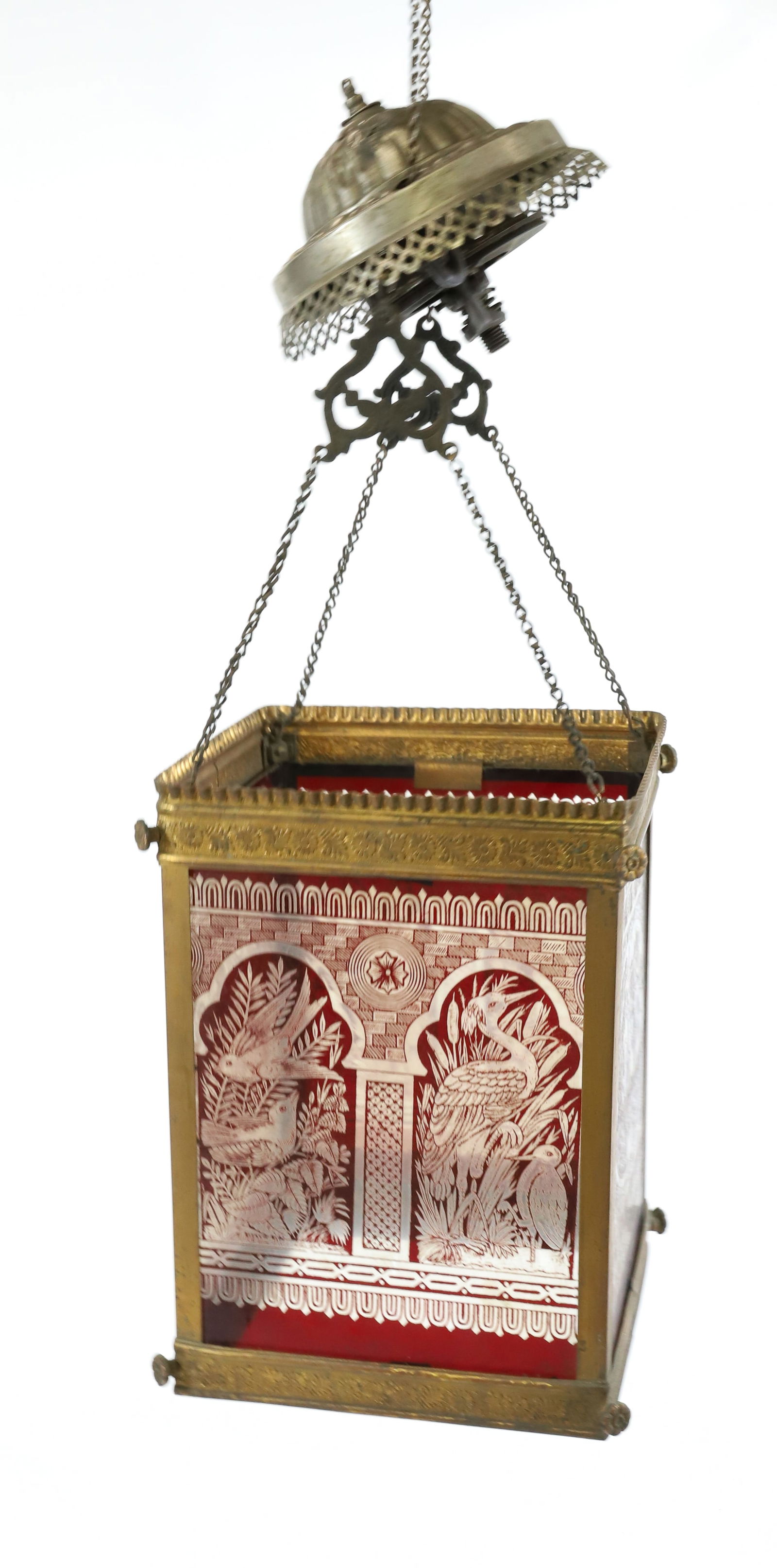 VICTORIAN HANGING HALL LANTERN (1 of 9)