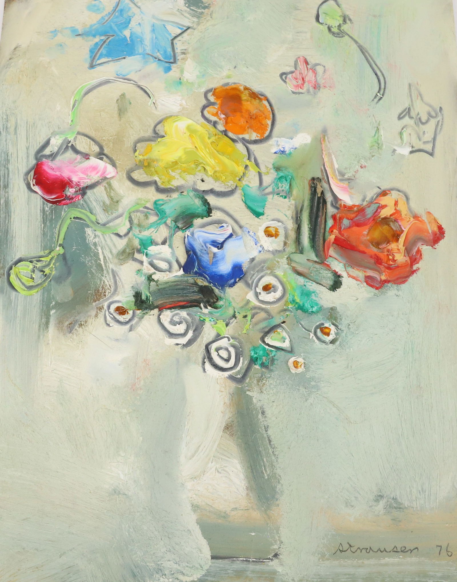 STERLING STRAUSER OIL ON BOARD (1 of 4)