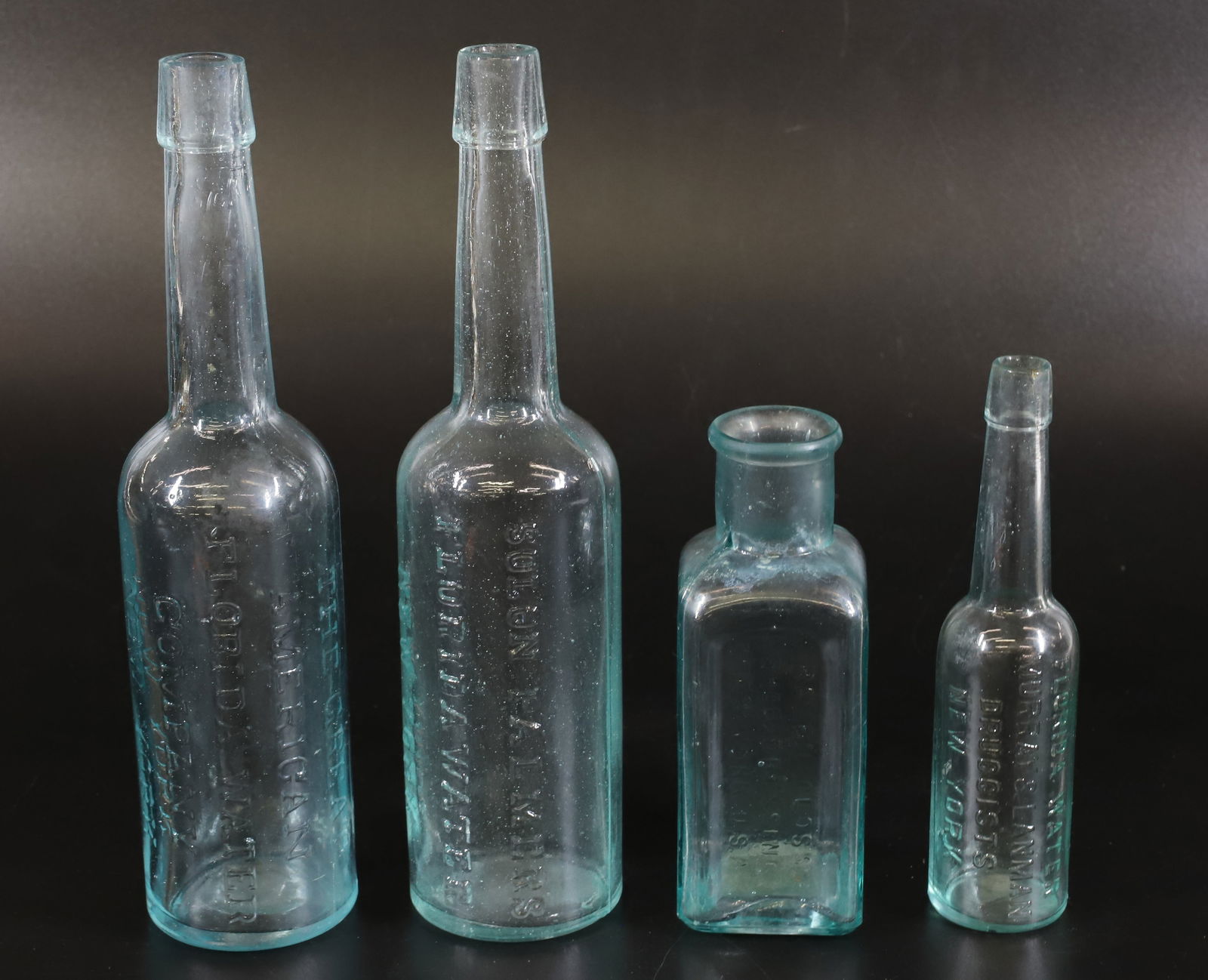 LOT OF ANTIQUE NY BOTTLES (1 of 5)