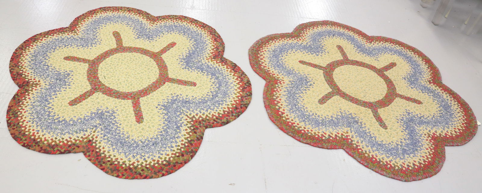 PAIR OF MATCHING BRAIDED RUGS, POSSIBLY SHAKER (1 of 5)