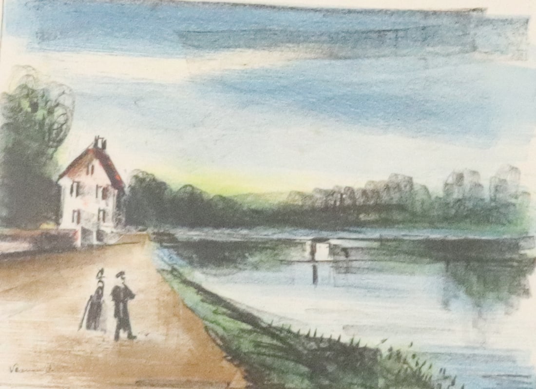 MAURICE DE VLAMINCK LITHOGRAPH (1 of 4)