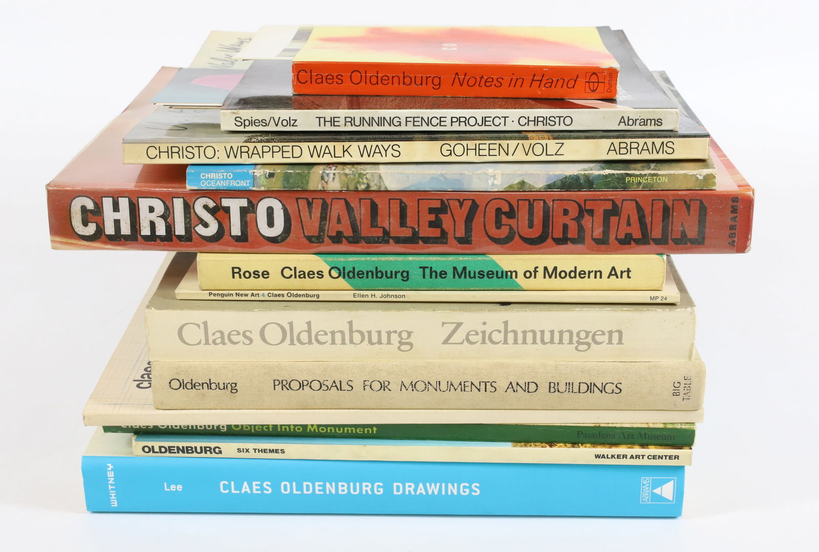 LOT OF ART BOOKS, CHRISTO AND CLAES OLDENBURG (1 of 1)