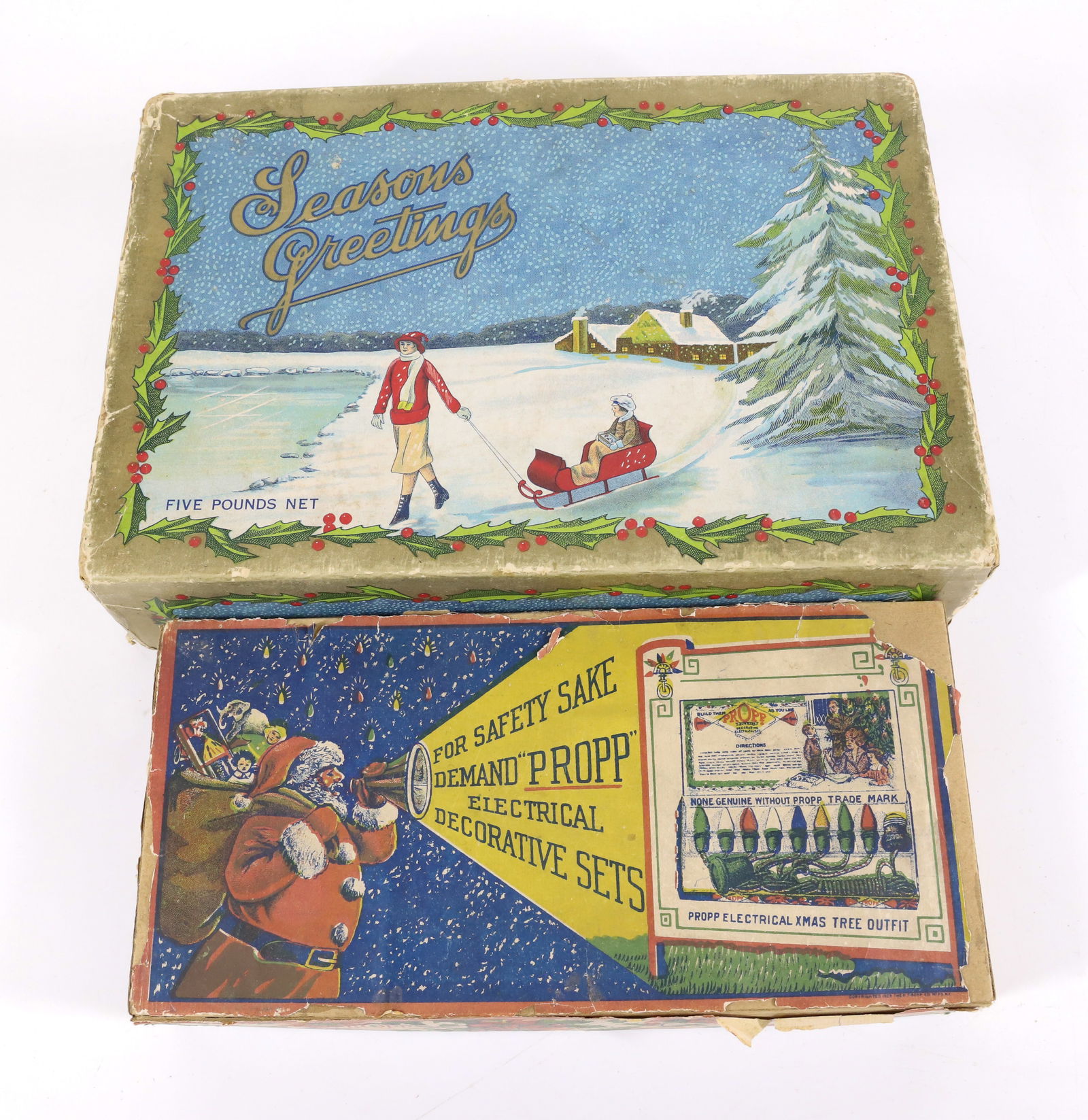 CHRISTMAS BOX OF CHOCOLATES AND PROPP LIGHTS (1 of 3)