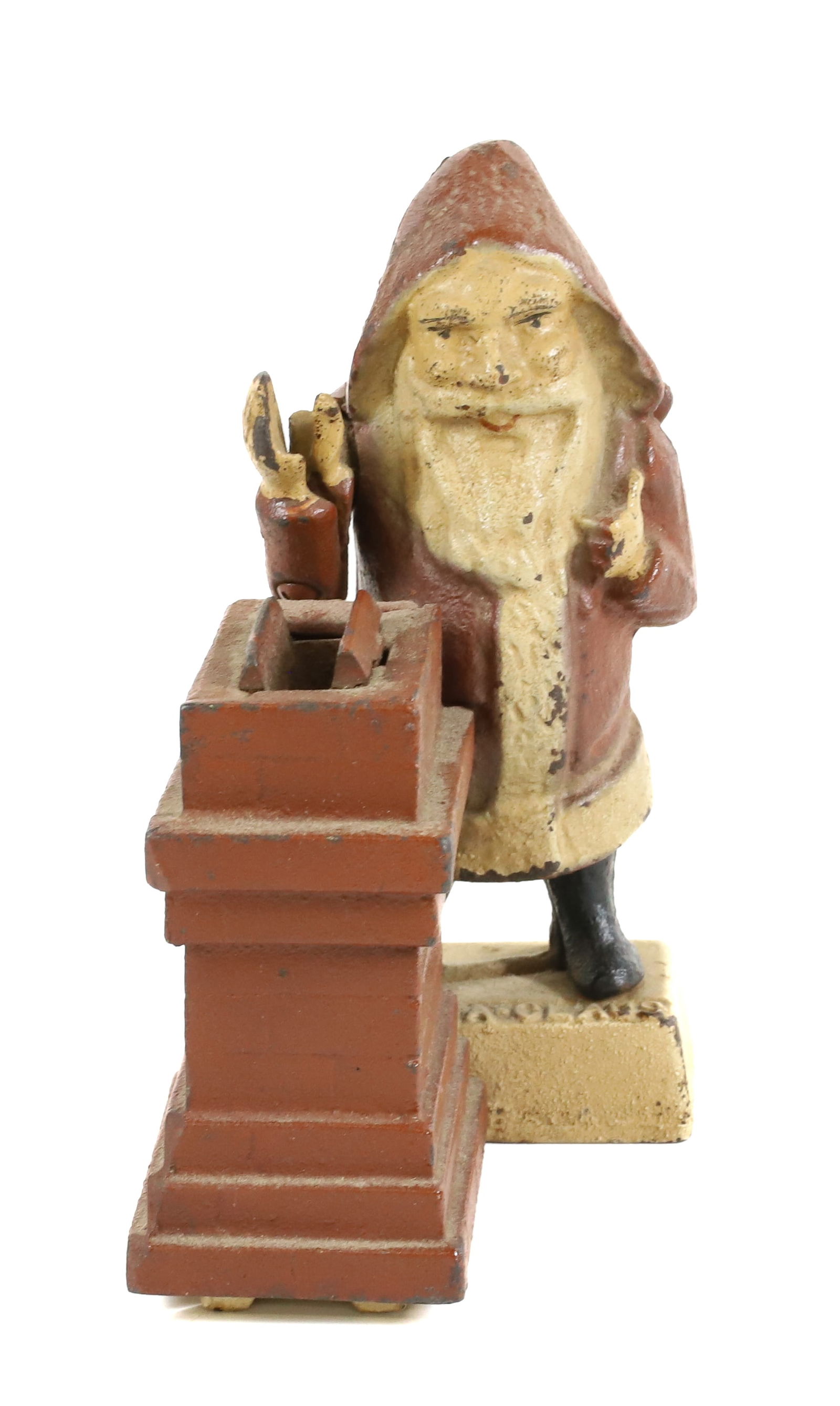 PAINTED CAST IRON MECHANICAL BANK (1 of 4)