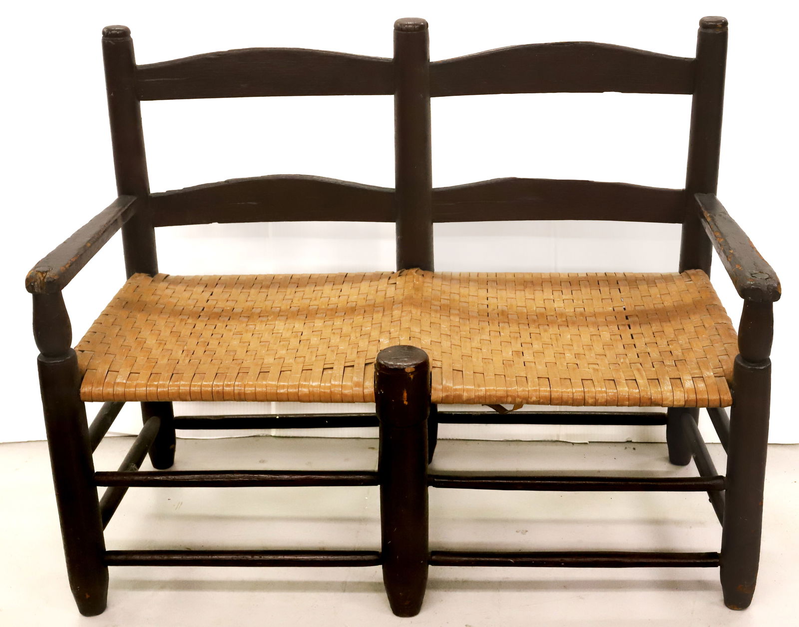 EARLY PAINTED WAGON SEAT (1 of 6)