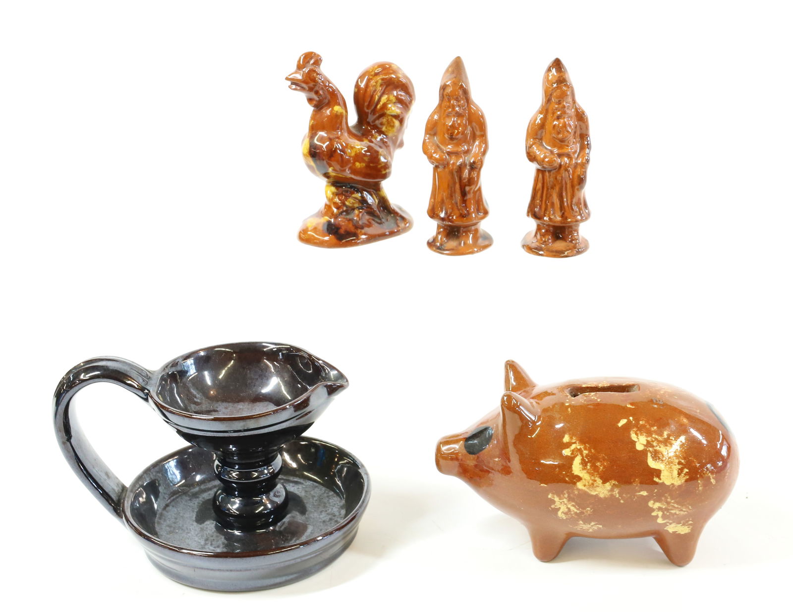 LOT OF BREININGER POTTERY (1 of 6)