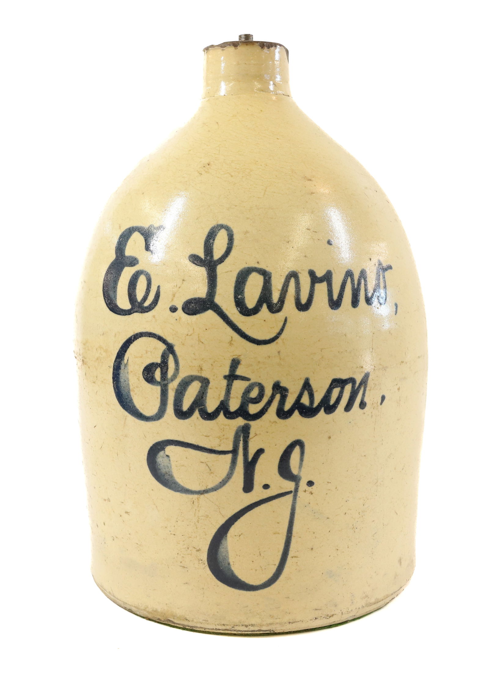PATERSON, NJ SCRIPT ADVERTISING JUG (1 of 6)