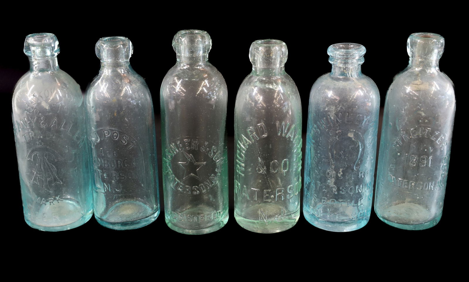 LOT OF PATERSON, NJ BOTTLES (1 of 5)