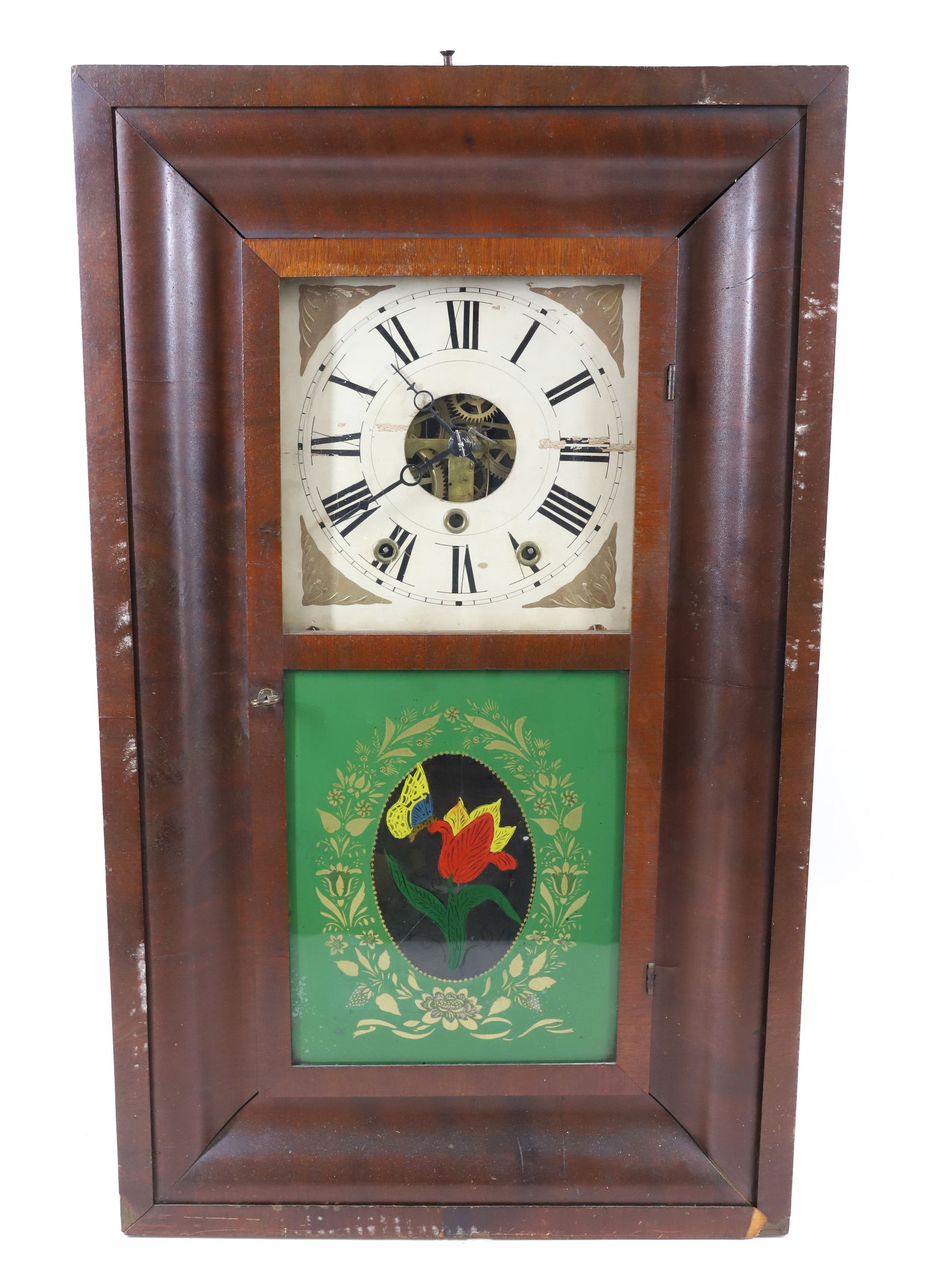 ANTIQUE WILLIAM S. JOHNSON MANTLE CLOCK (1 of 5)
