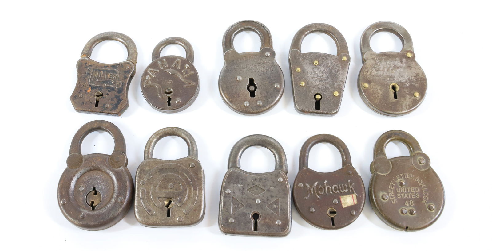 VINTAGE  LOCK LOT (1 of 2)