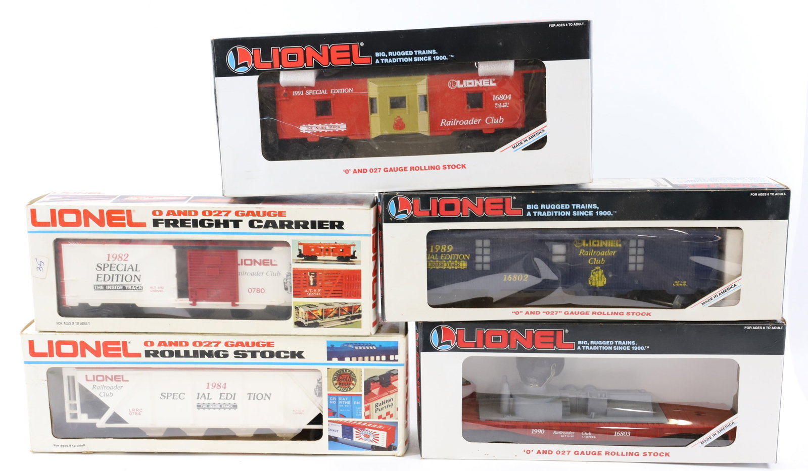 LOT OF LIONEL TRAIN CARS: (5) O AND O 27 GAUGE CARS PLEASE READ CAREFULLY - Terms for Purchasing and Shipping of Auction Items. Please read carefully before bidding. All payments for purchases will be made through LiveAuctione
