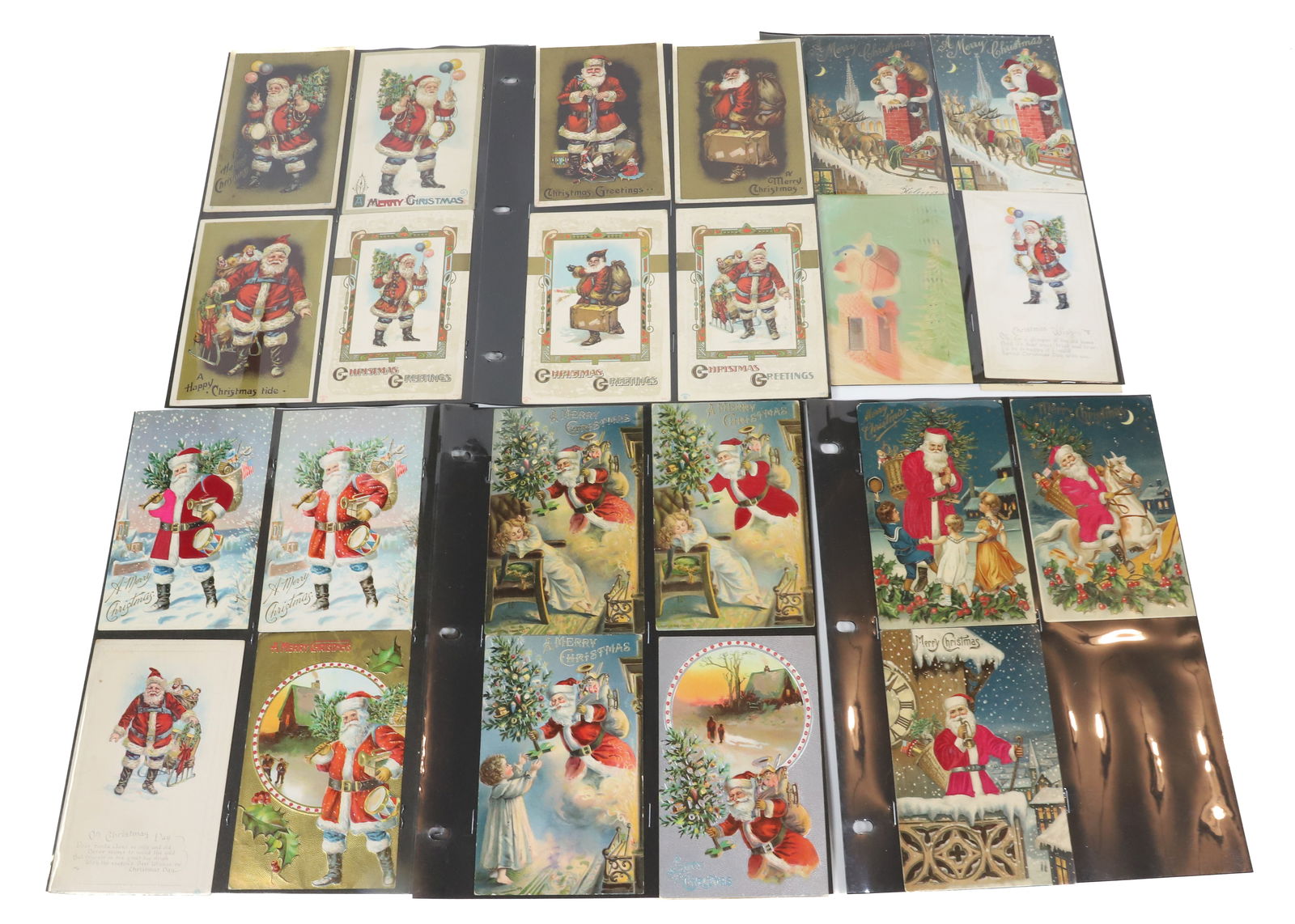ANTIQUE CHRISTMAS POSTCARD ALBUM (1 of 6)