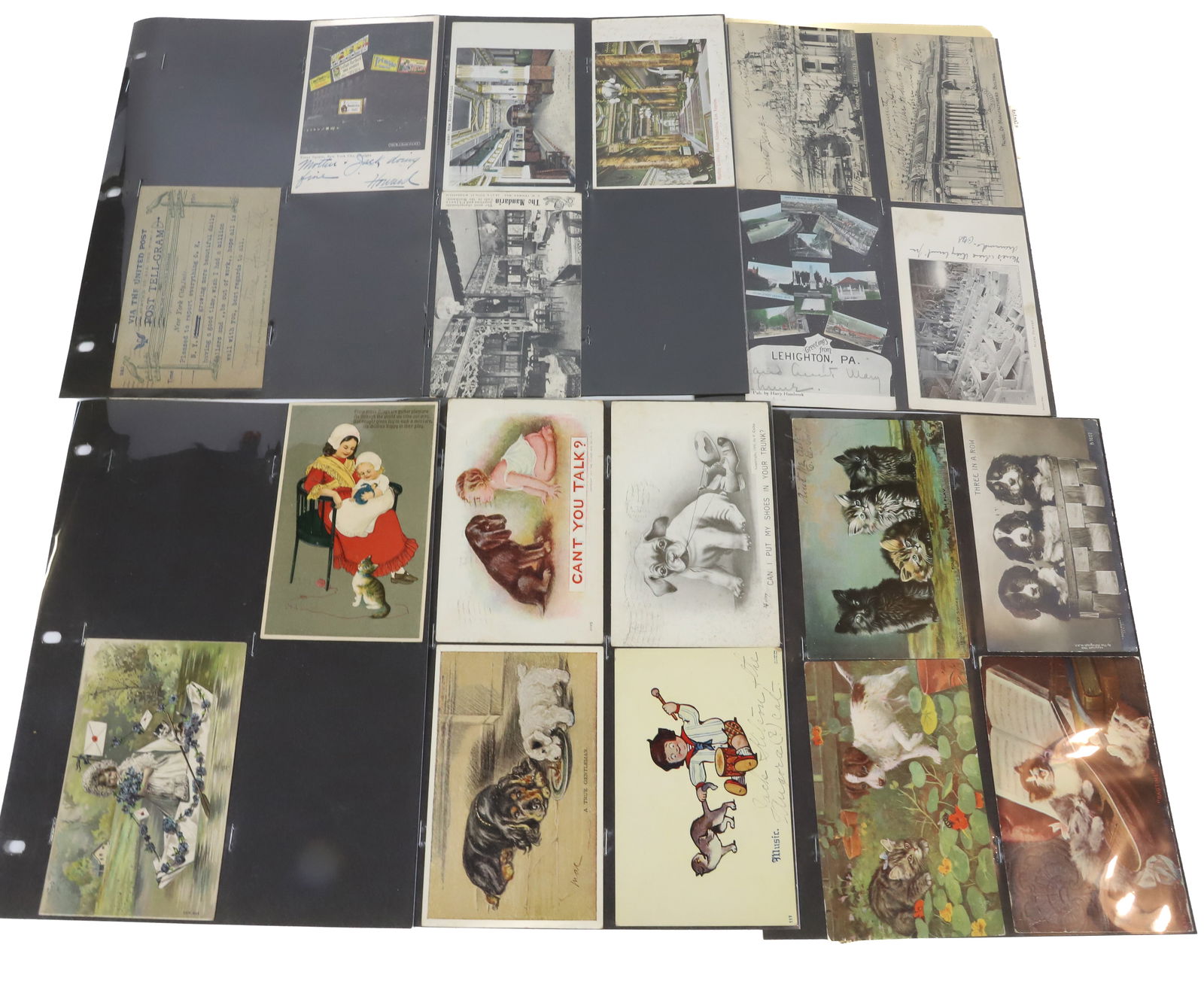 ANTIQUE POSTCARD ALBUM (1 of 17)