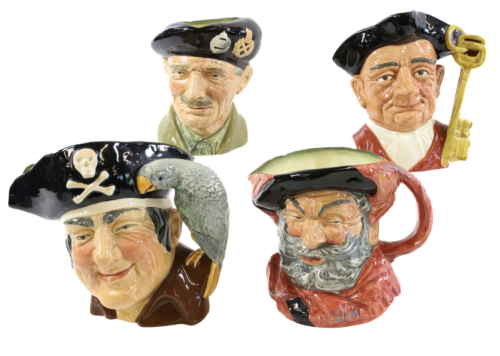 (4) ROYAL DAULTON TOBY MUGS (1 of 7)