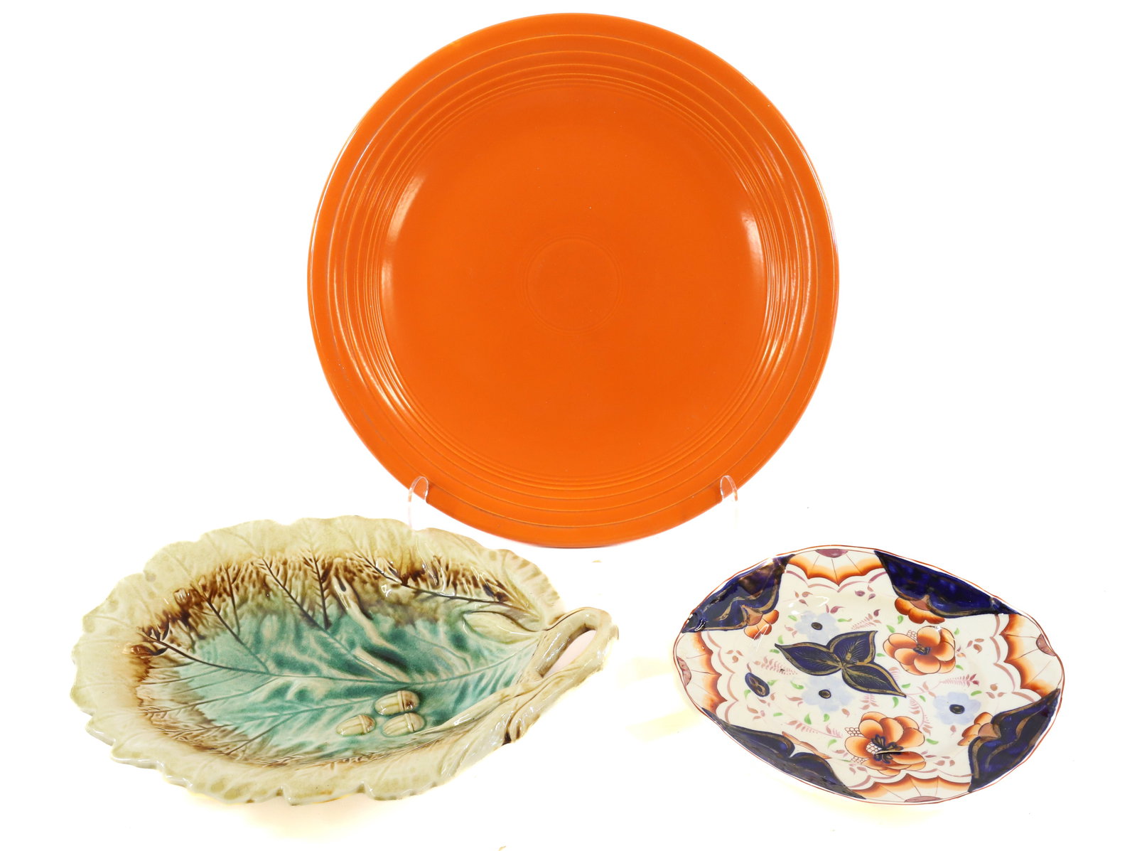 LOT OF MAJOLICA, GAUDY WELSH, AND FIESTAWARE (1 of 4)