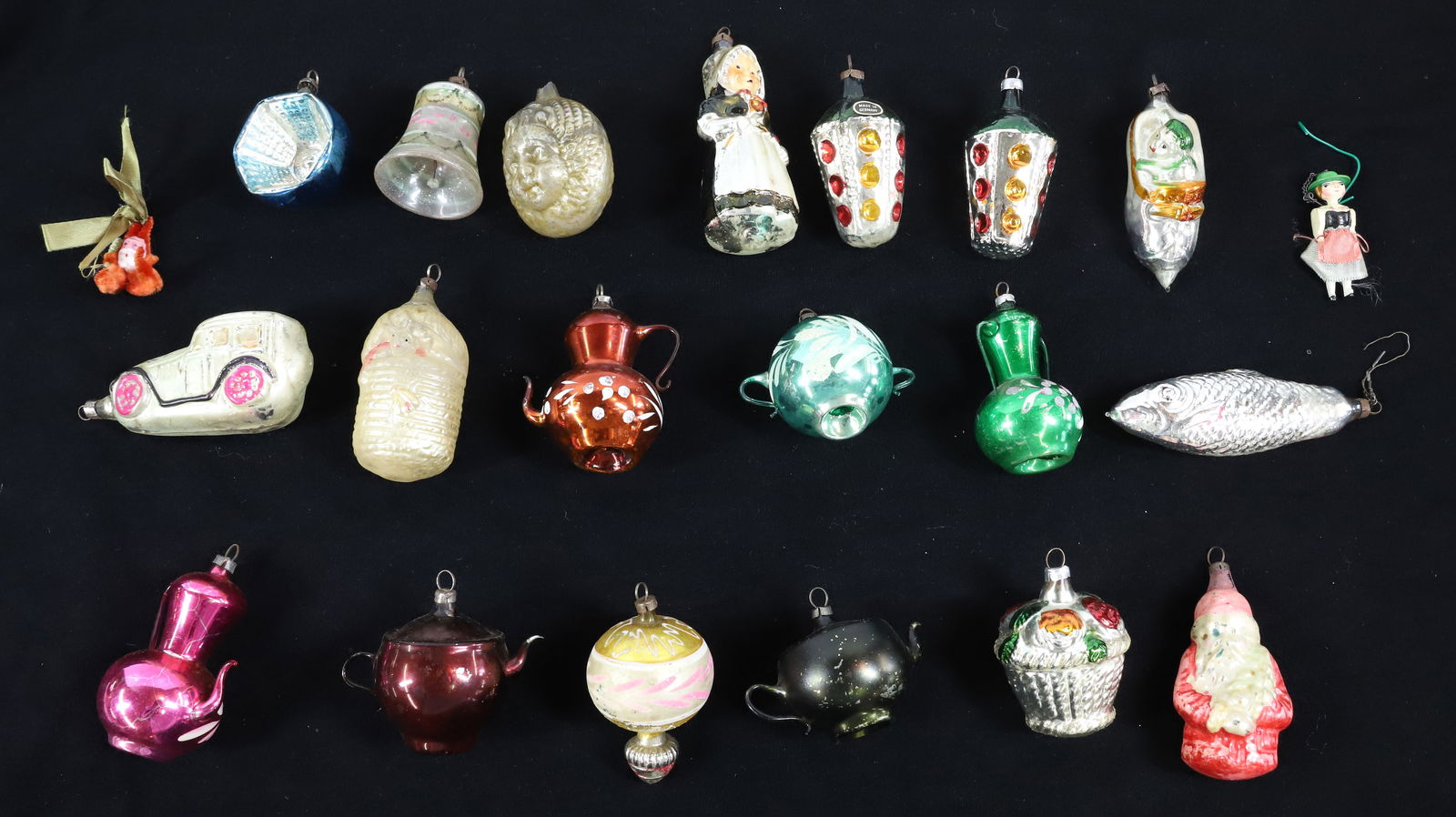 ANTIQUE CHRISTMAS ORNAMENT LOT (1 of 4)