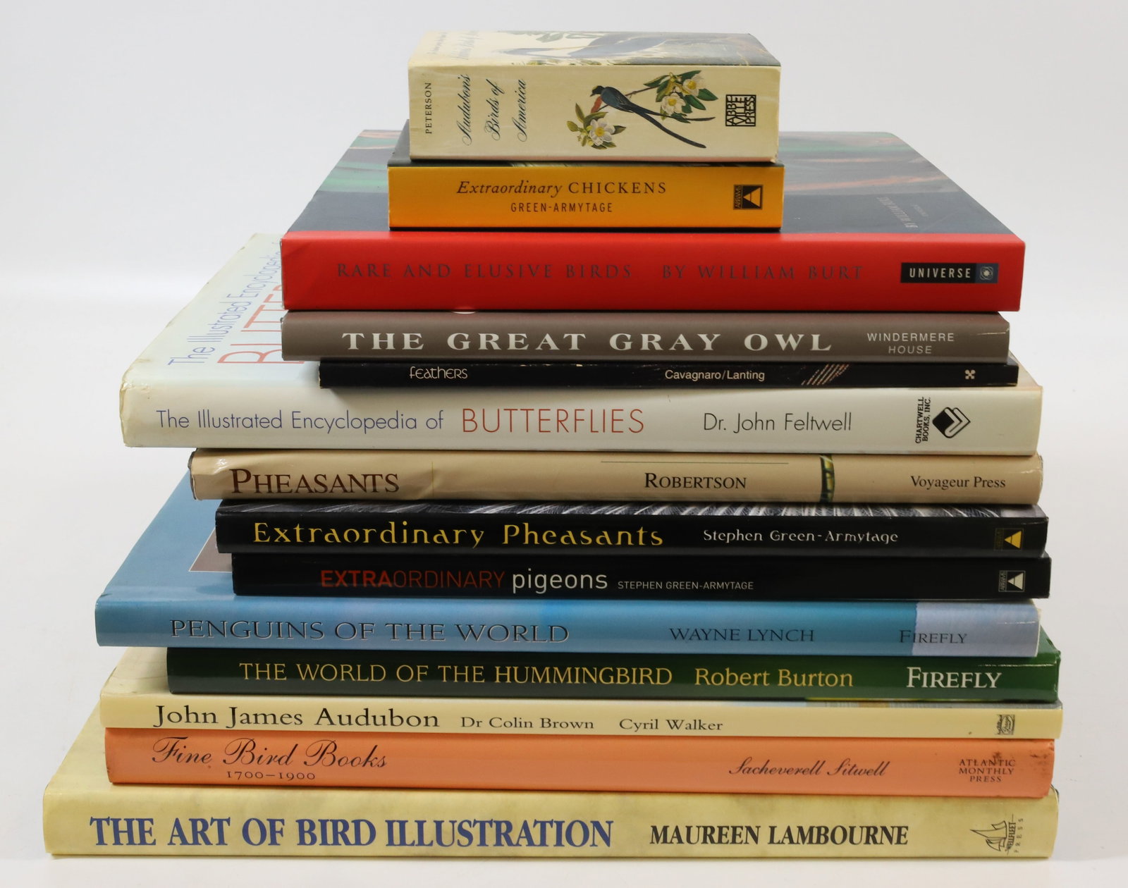 LOT OF COFFEE TABLES BOOKS ON BIRDS: (14) INCLUDING; HUMMINGBIRDS, PENGUINS, AUTOBON, AND MORE PLEASE READ CAREFULLY - Terms for Purchasing and Shipping of Auction Items. Please read carefully before bidding. All payments for purchases w